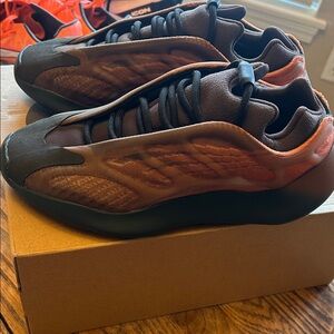 Yeezy 700 Men's Black and Brown Sneakers
